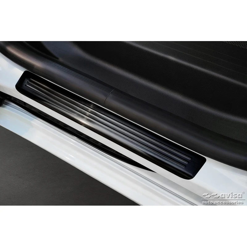 Avisa, Trinbeskyttere, Sort, Rustfritstål, passer til Renault Kangoo III Furgon & Nissan Townstar & Mercedes Citan 2021- -...