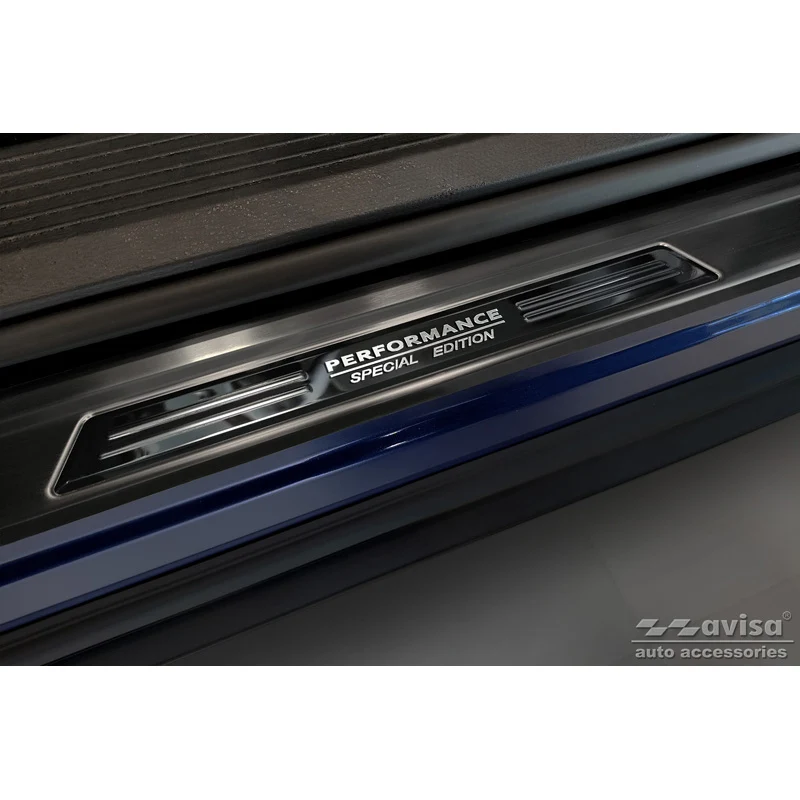 Avisa, Trinbeskyttere, Sort, Rustfritstål, passer til Nissan X-Trail IV 2021- - 'Performance Special Edition' - 4-dele