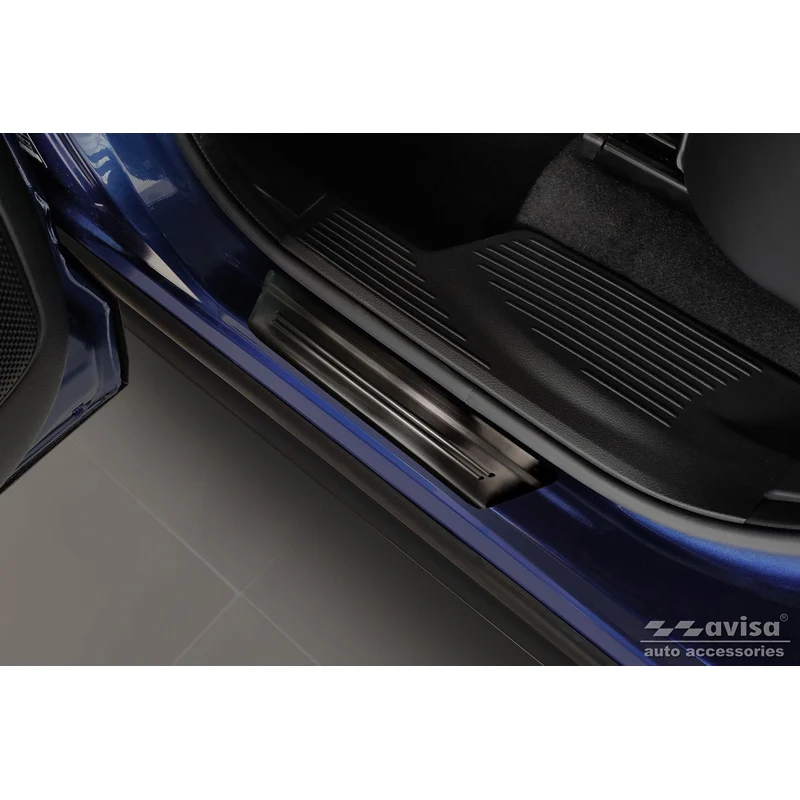 Avisa, Trinbeskyttere, Sort, Rustfritstål, passer til Nissan X-Trail IV 2021- - 'Performance Special Edition' - 4-dele