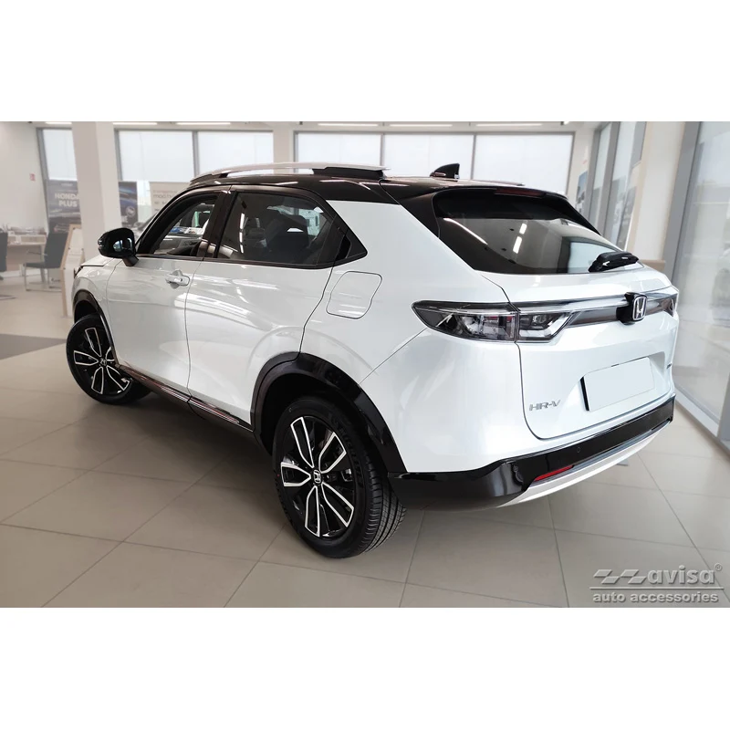 Avisa, Trinbeskyttere, Sort, Rustfritstål, passer til Honda HR-V 2021- 'Hybrid' - 4-dele
