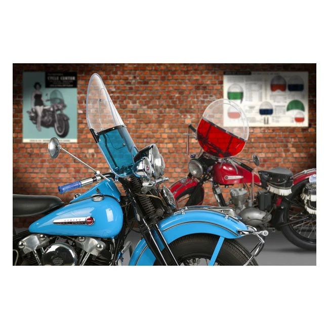 NC Beaded Lower Windshield Rød Knucklehead 36-47; Panhead 48