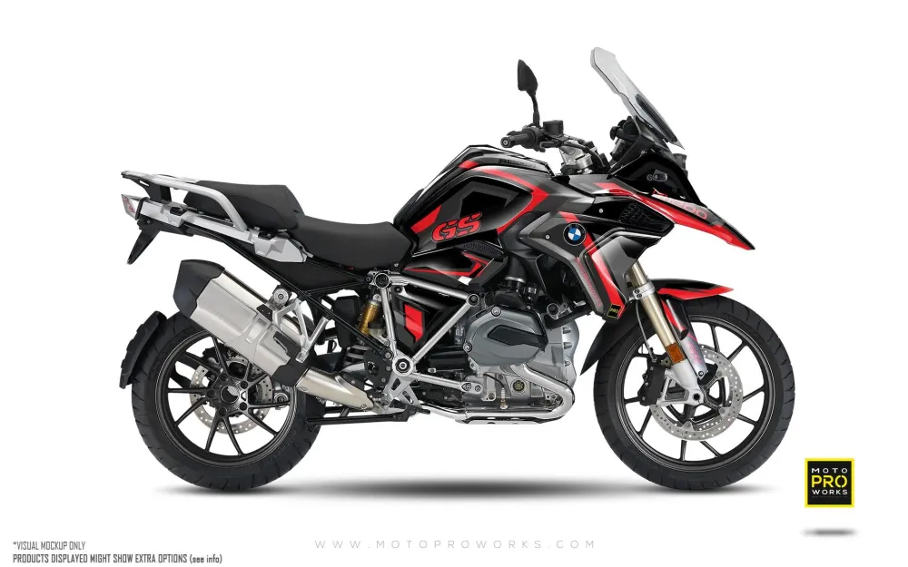 BMW R 1200 / 1250 GS DEKOR - "Voyager" (Rød)