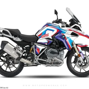 BMW R 1200 / 1250 GS DEKOR - "Voyager" (Hvid/Blå)