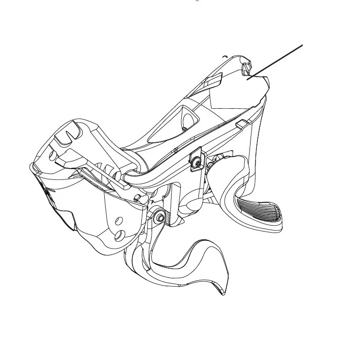 CAMPAGNOLO EKAR 13V skivebremse højre gearstangshus