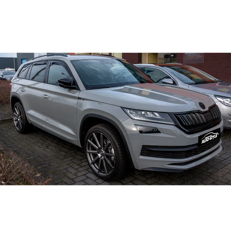 ClimAir, Vindafvisere til fordøre, Mørke, passer til Skoda Kodiaq 2017- ( black windowslot only)