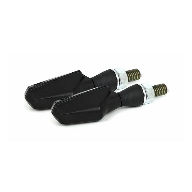 COB 3 i 1 LED-motorcykelbaglygter Sort