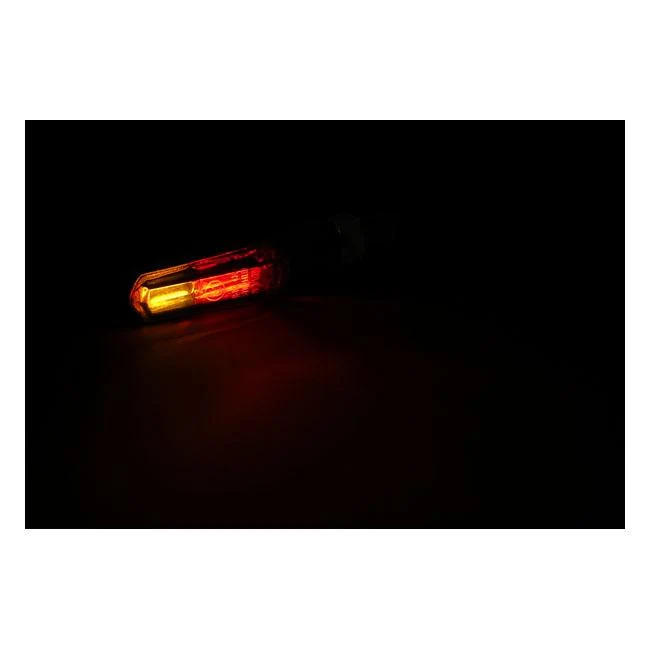 COB 3 i 1 LED-motorcykelbaglygter Sort