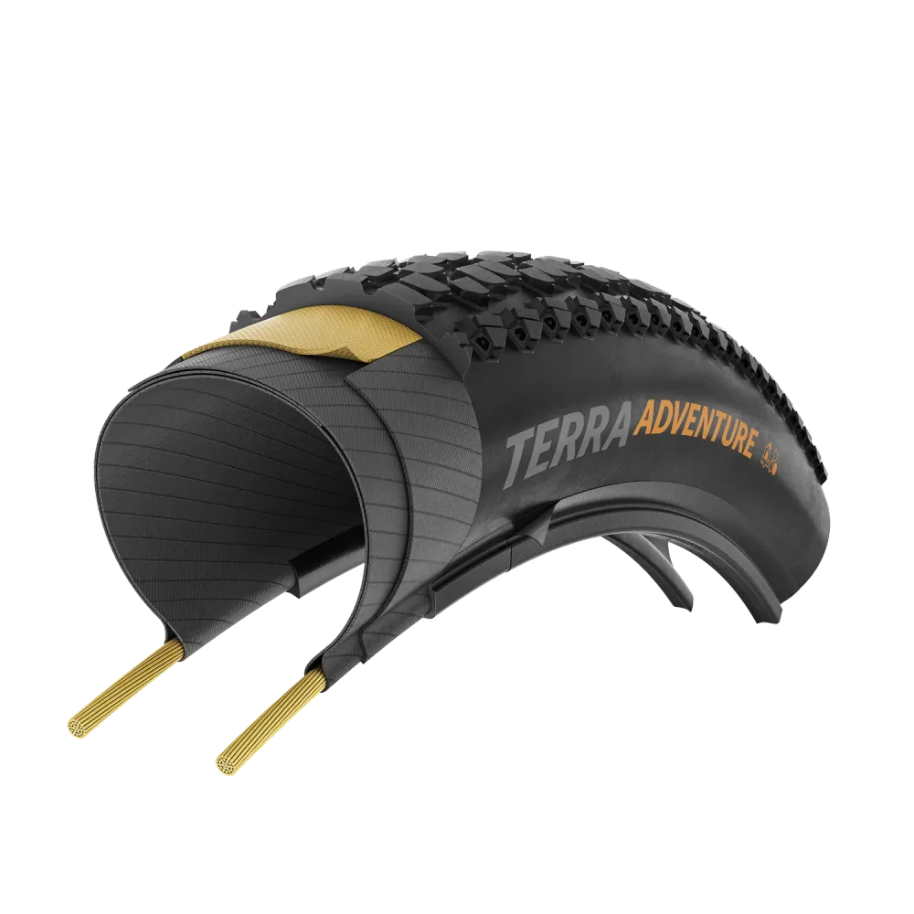 CONTINENTAL TERRA ADVENTURE TRAIL GRIP 700x55c Tubeless Ready Black Reflex-dæk