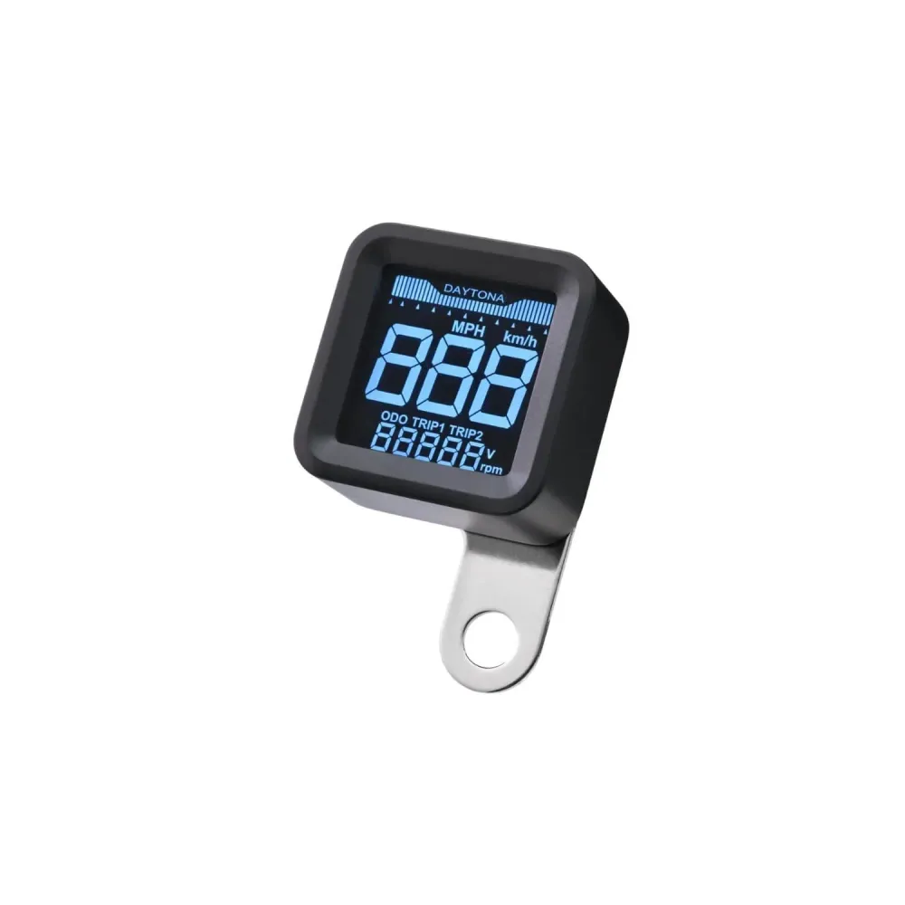 Daytona Cube digitalt speedometer/omdrejningstæller til motorcykel