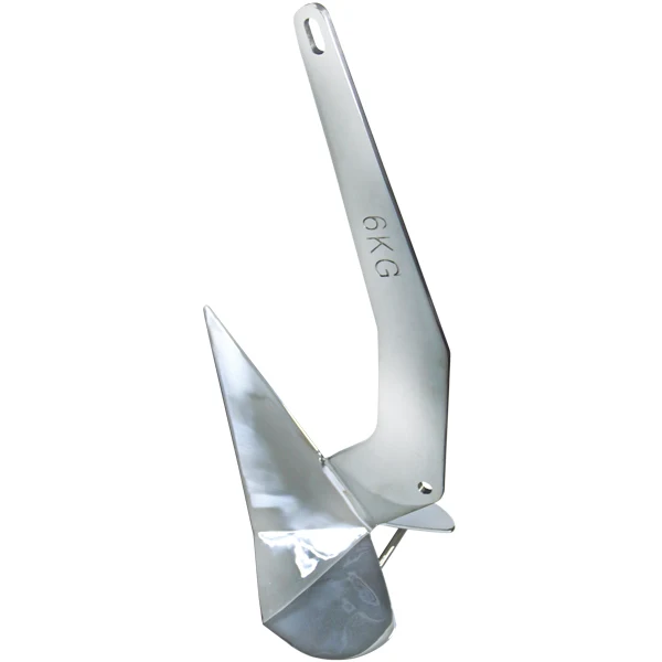 DC - Delta anker 6 kg 316 RF stål - til både 5-8m