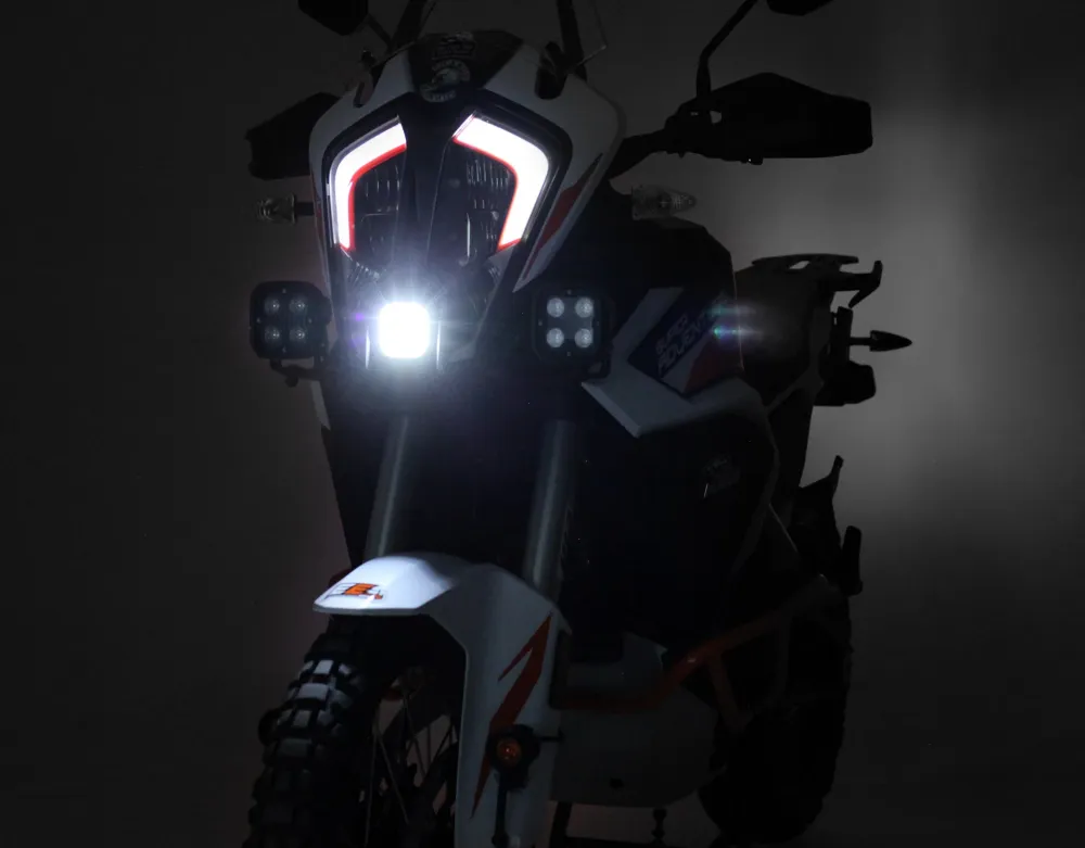 S4 centerlysbeslag - KTM 1290 Adventure '21- DENALI Electronics