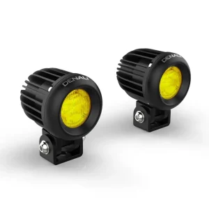 Sæt: D2 x2, Gule Linser, R1300GS Nedre Beslag DENALI Electronics