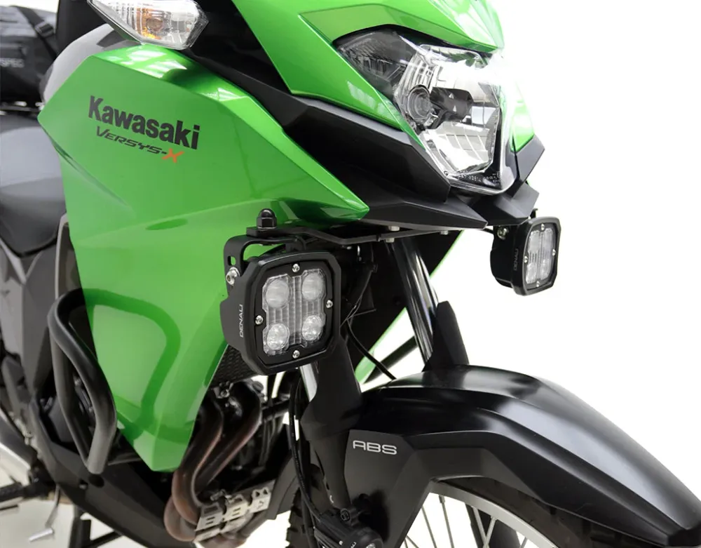Montering til kørelys - Kawasaki Versy-X 300 '17-'21 DENALI Electronics