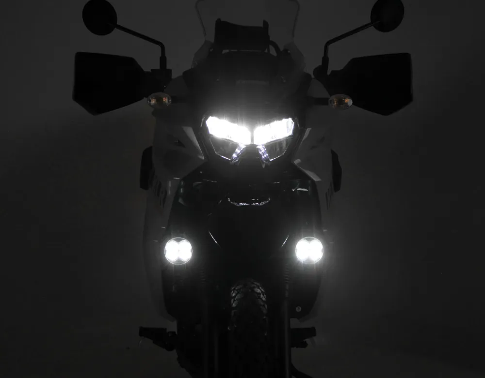 Nedre kørelysfæste - Kawasaki KLR650 DENALI Electronics