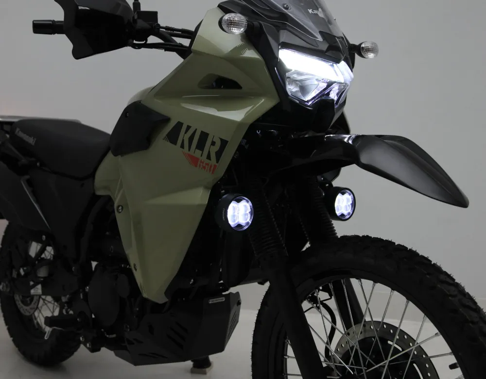 Nedre kørelysfæste - Kawasaki KLR650 DENALI Electronics