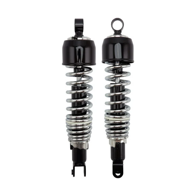 Emgo Støddæmpere 340 mm sort/krom Multifit