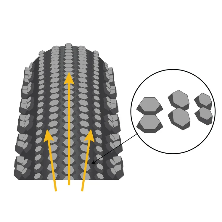 ENVE HEX 700x52c Tubeless Ready-dæk Sort