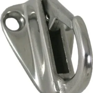 Fenderkrog med lås RF stål 42 x 29mm