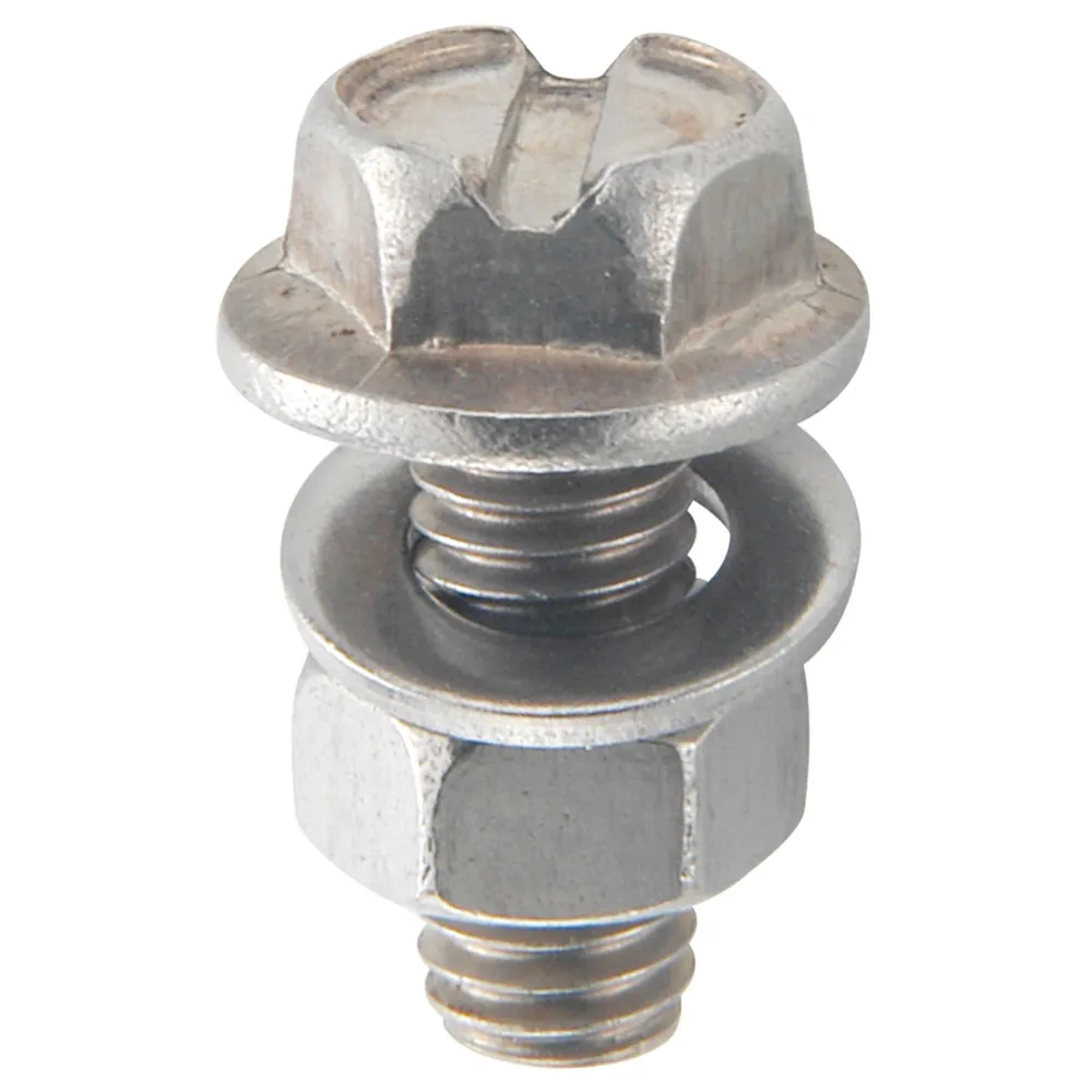 Stænskærmsskruer M 5 x 12 sæt rustfrit stål Fix Nippel