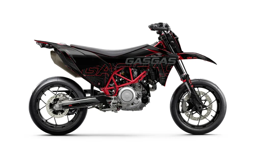 GASGAS SM 700 DEKOR - "Motograph" (Sort)