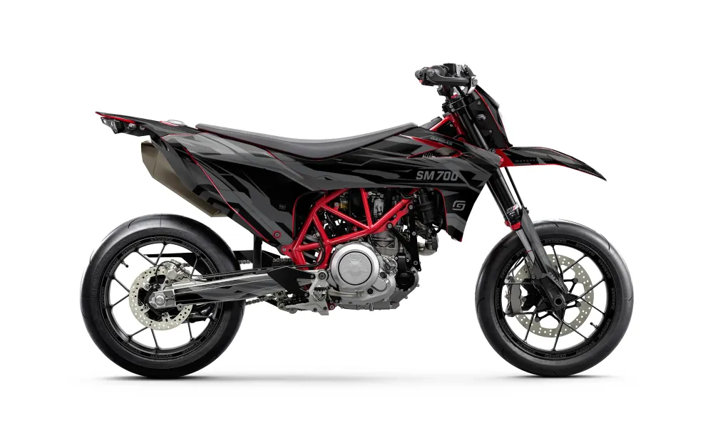 GASGAS SM 700 DEKOR - "Ripple" (Sort)