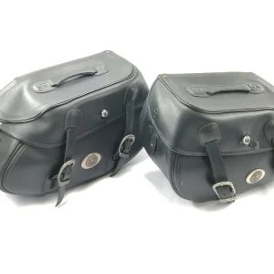 Honda VTX 1800 SC46 [2004] - Sidetaske par sadeltaske lædertaske med nøgle