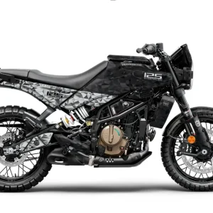 Husqvarna 125/250 Svartpilen DEKOR - "Polyatomic" (Sort/Grå)