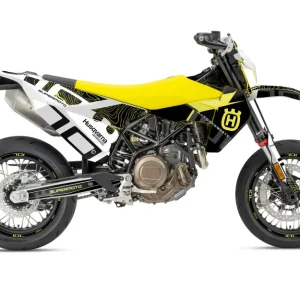 Husqvarna 701 2026 DEKOR - "Monarch" (Gul/Mønster)