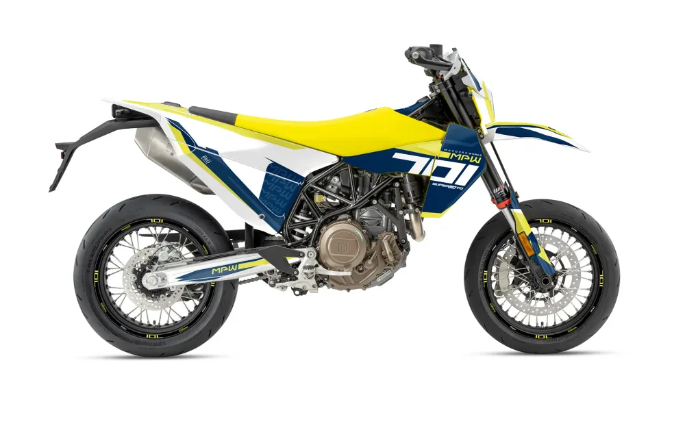 Husqvarna 701 2026 DEKOR - "Sevenoh" (Blå/Hvid)