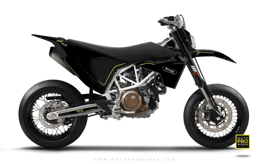 Husqvarna 701 DEKOR - "ARROW" (Sort)