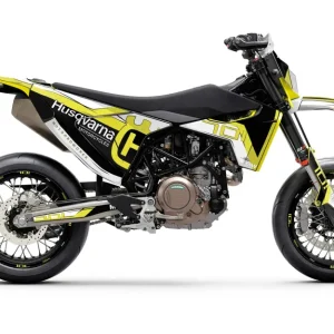 Husqvarna 701 SM DEKOR - "Celltrace" (Sort/Gul)