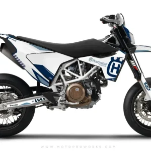 Husqvarna 701 DEKOR - "FACTOR" (Hvid/blå)