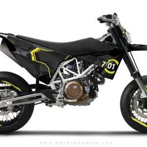 Husqvarna 701 DEKOR - "SCANNER" (mørkt)