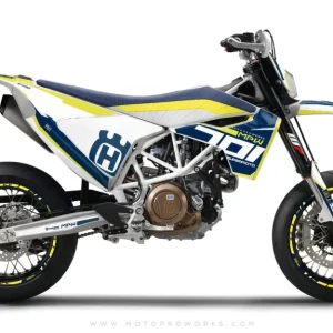 Husqvarna 701 DEKOR - "SEVENOHONE" (Blå/hvid)