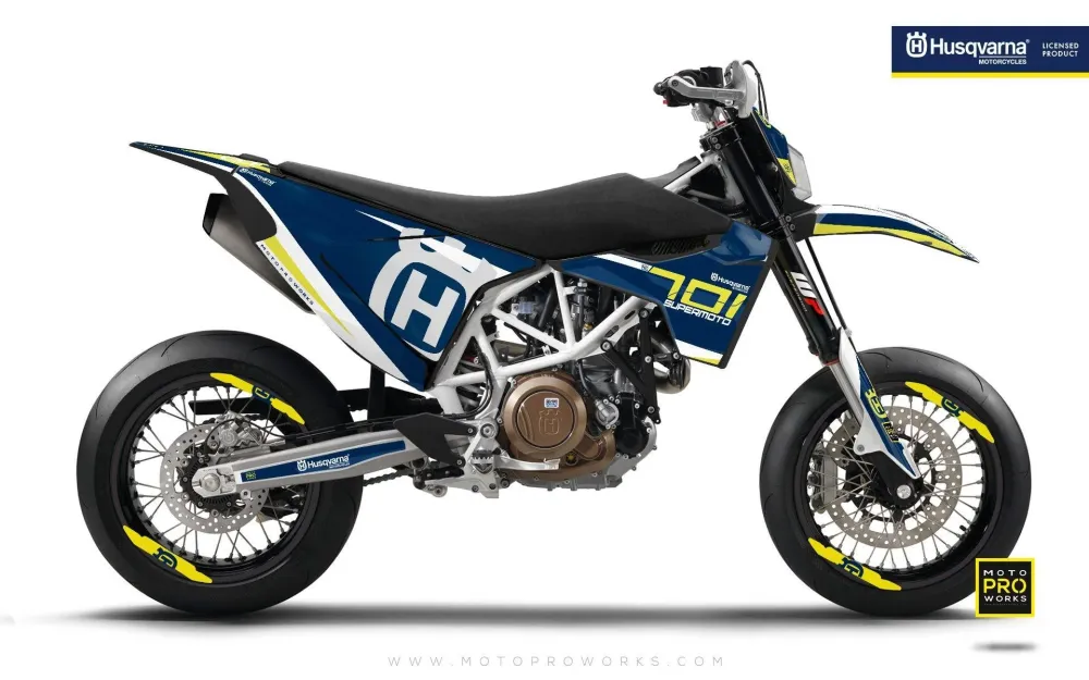 Husqvarna 701 DEKOR - "SEVENOHTWO" (Blå)
