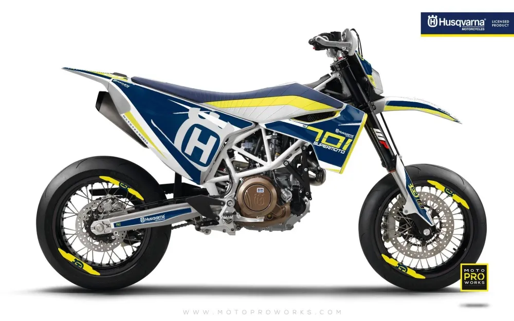 Husqvarna 701 DEKOR - "SEVENOHTWO" (Blå)