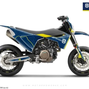 Husqvarna 701 DEKOR - "Topography" (Blå)