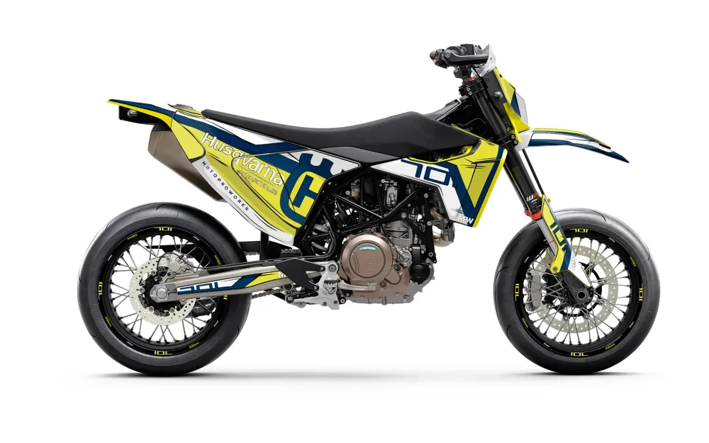 Husqvarna 701 Enduro DEKOR - "Celltrace" (Gul)