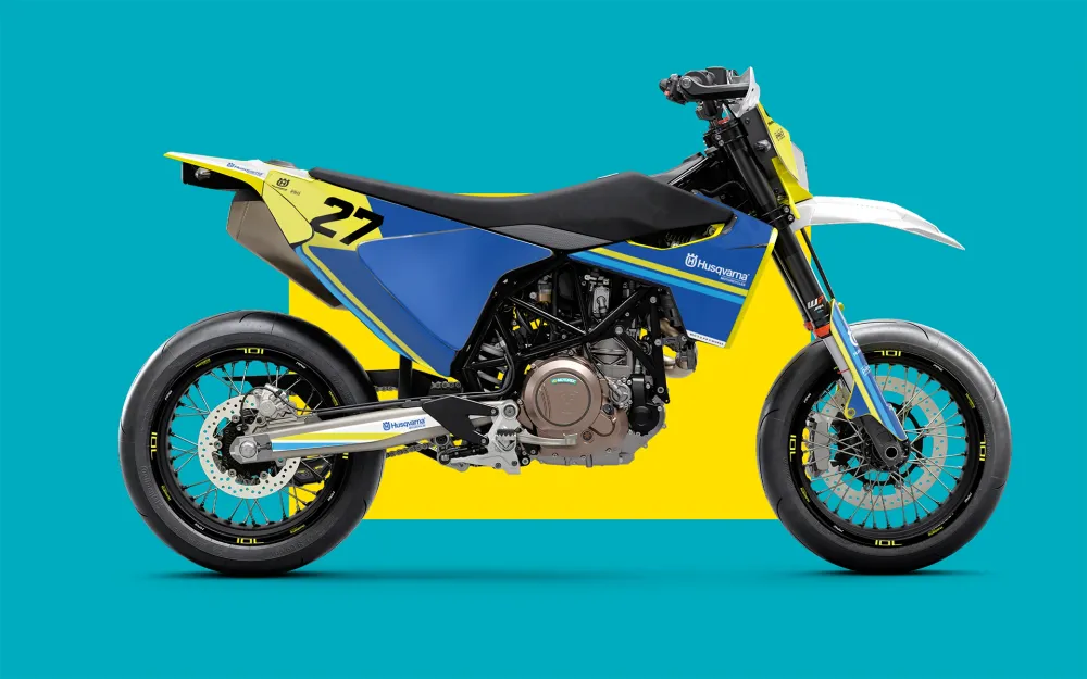 Husqvarna 701 Enduro DEKOR - "Duoline" (Blå)