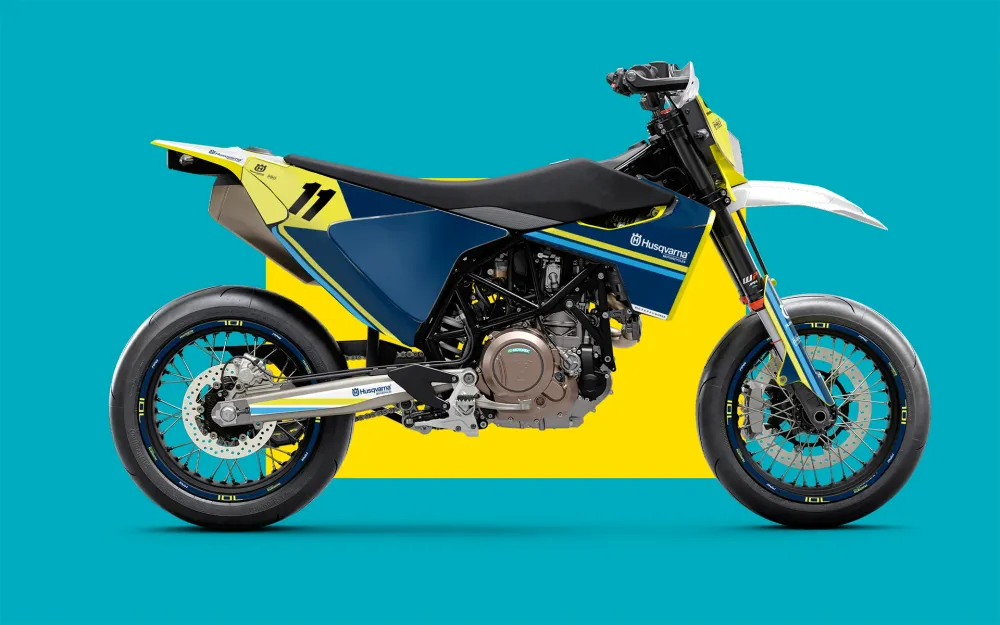 Husqvarna 701 Enduro DEKOR - "Duoline" (Husqvarna Blå)