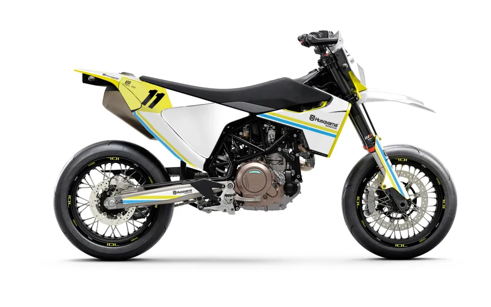 Husqvarna 701 Enduro DEKOR - "Duoline" (Hvid)