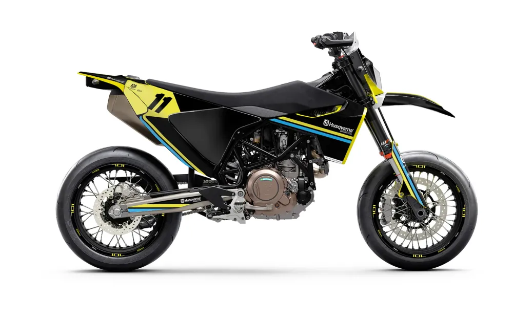 Husqvarna 701 Enduro DEKOR - "Duoline" (Sort)