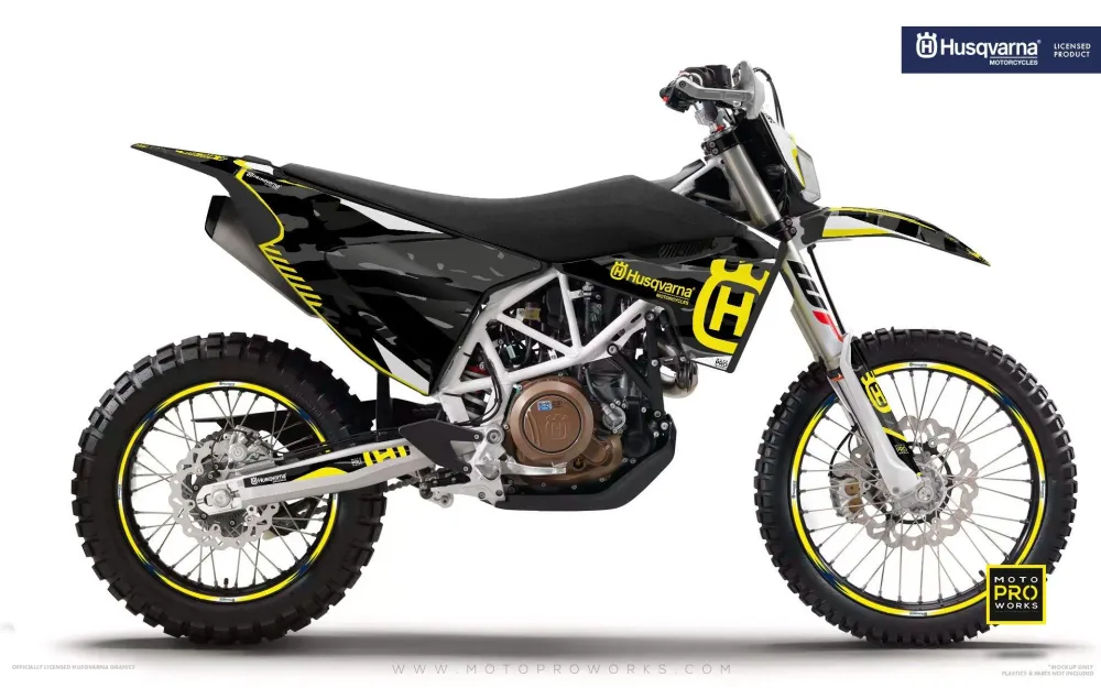 Husqvarna 701 Enduro Dekor - "FACTOR" (Tigercamo/mørk)