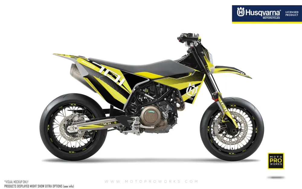 Husqvarna 701 Enduro Dekor - "Featherlight" (Gul)
