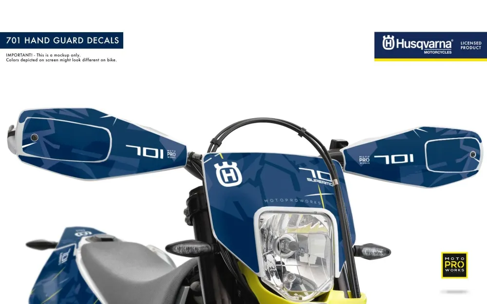 Husqvarna 701 Enduro Dekor - "Flake" (Blå)