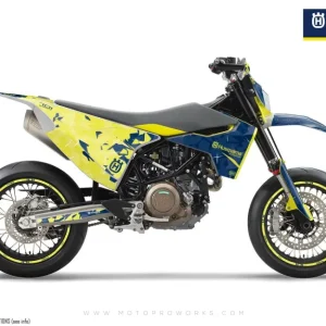 Husqvarna 701 Enduro Dekor - "Flake" (Yellow/Blue)