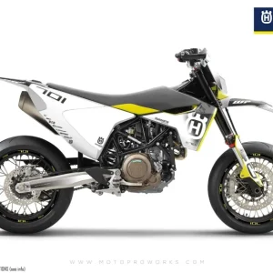 Husqvarna 701 Enduro Dekor - "Ghost" (Hvid/Sort)