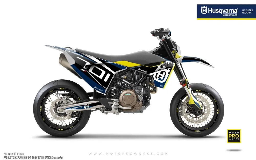 Husqvarna 701 Enduro Dekor - "MarkSeven" (Blue)