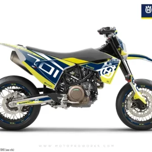 Husqvarna 701 Enduro Dekor - "MarkSeven" (Gul/Blå)