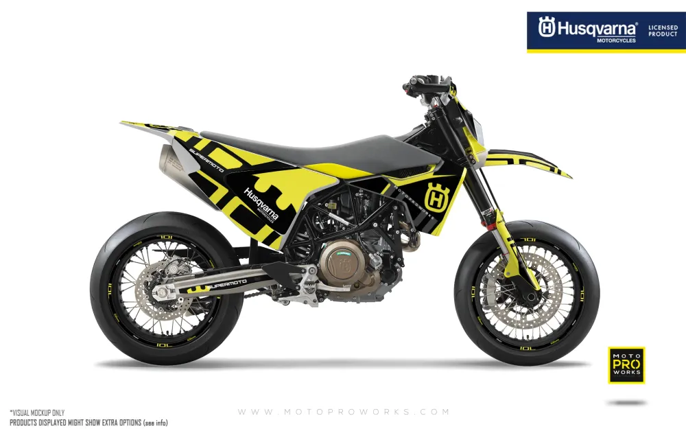 Husqvarna 701 Enduro Dekor - "Monarch" (Gul)